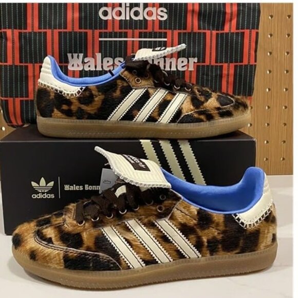 NWT adidas Samba Pony Wales Bonner Leopard - Picture 1 of 6
